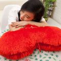 Plush Heart Pillow Cushion.