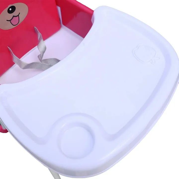 Children's%20High%20Chair%20Baby%204-in-1%20Dining%20Chair%20Seat%20Foldable%20with%20Tray%20Height%20Adjustable%20-%20Image%204