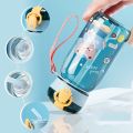 Kids Water Sippy Cup With Straw Cartoon Leakproof Water Bottles Outdoor Portable Drink Bottle Children's Lovely Cup.