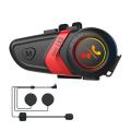 LX3 Helmet Bluetooth Headset 1200MAH Motorcycle BT5.0 Wireless Hands-Free Call Stereo Anti-Jamming Waterproof Headset.