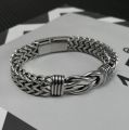 Hotsale jewelry For stainless steel Magnetic Bracelet Men New Fashion Clasp Knot Cuff Wristband with Eternity Knot. 