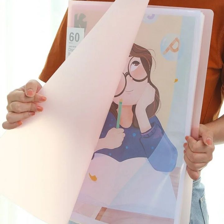 A3/8K/A4 File Folders Certificate Collection Book Sketch Collection ...