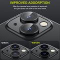 For Apple iPhone 14 Plus Black WSKEN Ring Alloy Ultra Thin Camera Lens Protector.