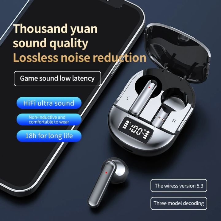 INNOVAT%C2%AE%20Air%20buds%20K40%20Bluetooth%20Earphones%20Digital%20Display%20Headset%20Noise%20Cancelling%20Earbuds%20With%20Microphone%20High%20Fidelity%20Stereo%20Sound%20Headphones%20-%20Image%203