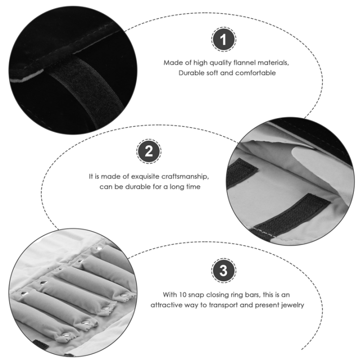 Jewelery%20roll%20Jewelery%20bag,%20made%20of%20flannel,%20for%20ring,%20for%20jewelry%20storage%20when%20traveling%20-%20Black,%20Gray,%20Small%20-%20Image%207
