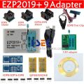 (NEW)Full Set EZP2019 High Speed USB SPI Programmer 12 adapter SOP8 test clip sop8/16 1.8V adapter socket flash bois 24 25 EEPROM. 