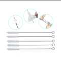 Stainless Steel Straw Cleaning Brush Narrow Pipe Cleaner. 