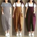 Special Women Jumpsuits Portable Casual Suspenders Skin-friendly Straps Design Jumpsuits for Dating. 