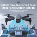 E88 Drone with Dual 4K & 1080P HD Cameras Foldable Quadcopter, WiFi FPV Live Video, Optical Flow Altitude Hold, Headless Mode & One-Key Takeoff/Landing/Return, 2x Batteries for 20+ Min Flight, Brushless Motor, Portable Design – Ideal RC Toy Gift. 