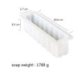 12 Large Loaf Soap Mold Thick Lip Silicon Rectangular Mould DIY Handmade Swirl Making Tools Tall. 