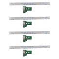 4X for SONY PS4 Controller USB Charging Port Socket Board JDS-055 5TH V5 12 Pin Cable.