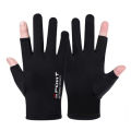 Summer Gloves Men Ice Silk Sun Proction Driving Glove Fishing Gloves Breathable Cycling Hiking Glove Huiye.