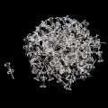100 Pcs Push Pin Thumb Tack Clear Color 3/8inch Drawing Cork Board Office Pushpin. 