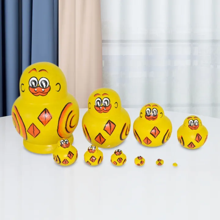 10%20Pieces%20Russian%20Nesting%20Dolls%20Stacking%20Toys%20for%20Living%20Room%20Desk%20Bedroom%20-%20Image%203