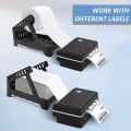 Label Holder, Thermal Label Holder for Rolls and Fan-fold Labels, Shipping Label Roll Holder, Label Dispenser for 4x6 Labels Work with Thermal Label Printer.