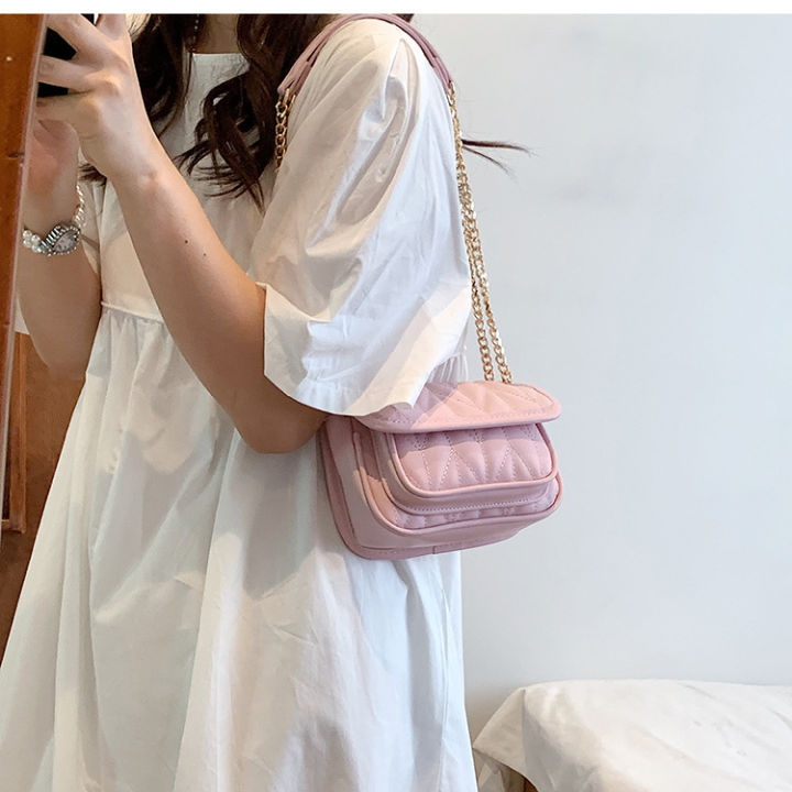 IELGY%20women's%20fashion%20chain%20one%20shoulder%20messenger%20small%20square%20bag%20-%20Image%204