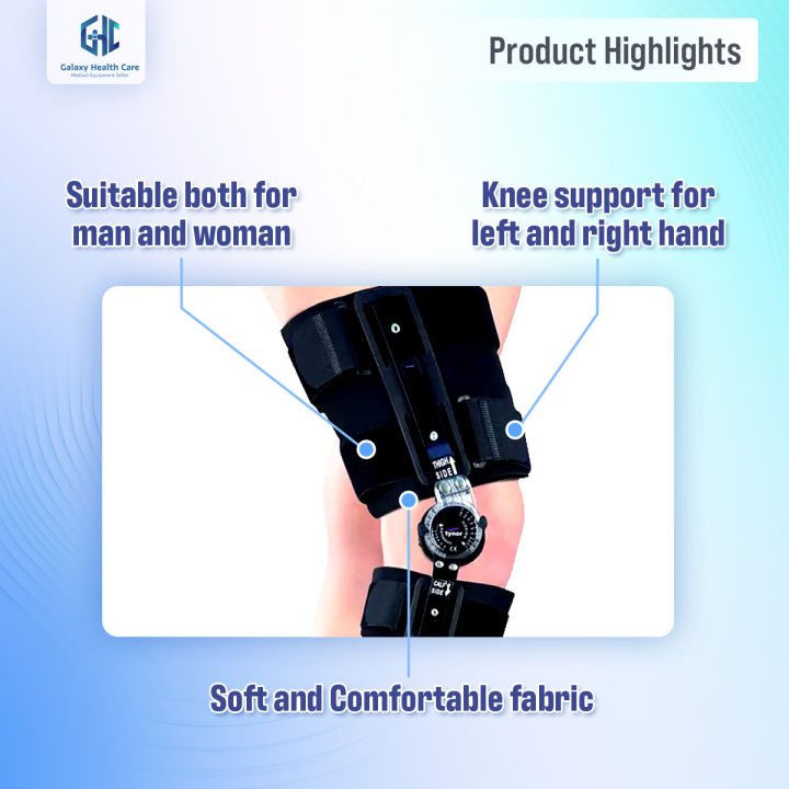 TYNOR%20ROM%20Knee%20Brace%20(Immobilization%20at%20any%20angle,%20comfortable)-Universal%20Size%20-%20Image%203