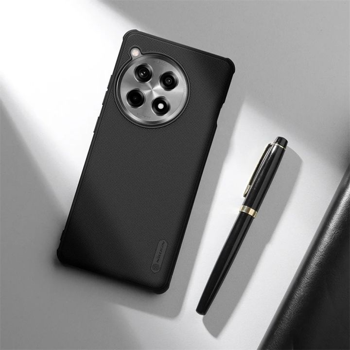 Nillkin%20(%201+12R%20)%20Super%20Frosted%20Shield%20Pro%20Matte%20cover%20case%20for%20OnePlus%20Ace%203,%20OnePlus%2012R%20Smartphone%20Case%20-%20Black%20-%20Image%202