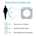 New  Powered 6 LED Square Motion Sensor Night Lights PIR Induction Under Cabinet Light Closet Lamp  for Stairs Kitchen. 