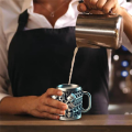 V6 Engines Stainless Steel Cup Coffee Mug Car Engine Coffee Cup with Insulated Handle for Car Lovers Gift. 