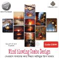 Wall decoration 9pcs Unique Design wallmate Home Decoration poster on PVC Combo Set. 