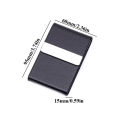 Fashion Aluminum ID Credit Card Holder Anti-theft Metal Wallets Pocket Case Women Men Business Card Holders Credit Box.