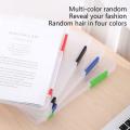 A4 Plastic Portable Case Document File Folder Transparent Paper Organizer Box. 