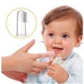 1 pcs Silicon Baby Finger Toothbrush & Tongue Cleaner for Babies Safe & Gentle Baby Finger brush. 