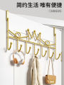 Hook shelf behind the door, non-perforated wall coat hook, bedroom kitchen door for coat hook clothes hanger. 