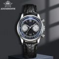 ADDIESDIVE New Men's Watches 38MM Luxury Quartz Wristwatch For Men Retro Chronograph 100M Waterproof Clock Leather Diving Watch. 