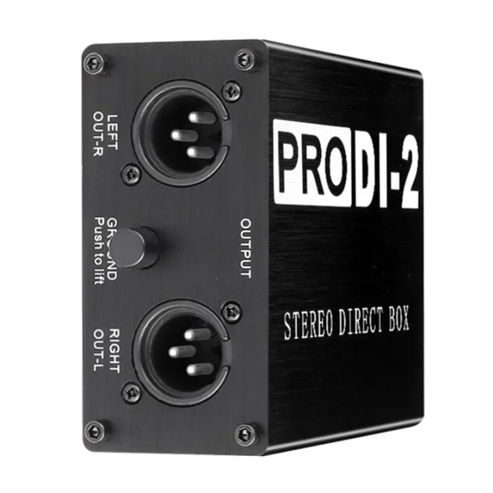 1 PCS ProDI-2 Passive Stereo Direct Box Audio DI Box Direct Injection ...