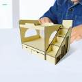 1:12 Dollhouse Double Bed for Building Fairy Garden Sand Table.