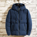 Cotton Padded Jacket Men's Autumn and Winter Jackets Casual Clothing Plus Size Hooded Thick Warm Parkas Coat Men. 