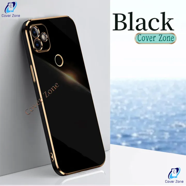 For%20Itel%20Vision%201%20Plus%20Luxury%206D%20Plating%20Soft%20Casing%20Silicone%20Square%20Frame%20Phone%20Case%20Back%20Cover%20-%20Phone%20Back%20Cover%20-%20Image%202