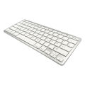 German Keyboard German Slim Bluetooth Wireless Keyboard Metallic color for Apple Android mini keyboard. 