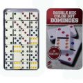 Double 6 color dot Dominoes Games - 28 Pcs - 1 Set. 
