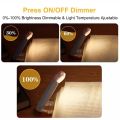 LED Book Reading Light USB Rechargeable Adjustable Brightness Eye Protection Portable Bookmark Read Clip Book Night Lamp. 