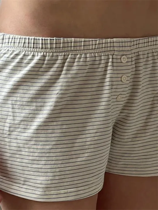 Waist%20shorts,%20loungewear,%20vest%20tops,%20elastic%20shi,%202-piece%20CHRONSTYLE%20women's%20pajamas%20set,%20stripe%20print,%20crop%20top,%20suspenders,%20soft%20pajamas,%20pajamas%20-%20Image%205