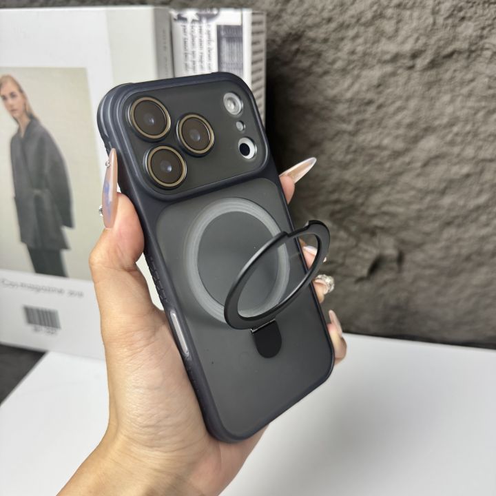 HOCE%20Metal%20Ring%20Stand%20Magnetic%20Cases%20For%20iPhone%2017%2016%2015%2014%2013%2012%2011%20Pro%20Max%20Plus%20MagSafe%20Case%20With%20Lens%20Film%20Protector%20Shockproof%20Frosted%20Back%20Phone%20Cover%20-%20Image%207