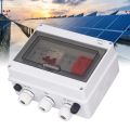 500V 63A Solar Combiner Box 30A 2P Circuit Breaker 40KA Arrester Device IP65 Waterproof PV Electrical Box PV Combiner Box. 