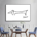 Pablo Picasso Black and White Sketch abstract Art Paintings on the Wall Art Poster and Print Famous Art By Pablo Picasso Cuadros. 