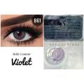 Bella Violet Contour Color Contact Lens with Regular Kit Box. For men,women/Unisex. Bella Contour Series. #c.violet. 