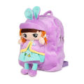 Zip It Good Plush Bags Cartoon Printed School Bag For Kids - size 16inch.