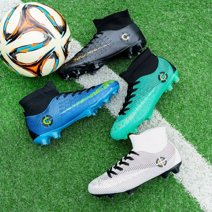 New%20Big%20Size%2047%20Turf%20Black%20Men%20Soccer%20Shoes%20Kids%20Cleats%20Training%20Football%20Boots%20High%20Ankle%20Sport%20Sneakers%20-%20Image%207