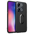 Phone case For ITEL P65 Back cover Finger Metal Ring Kickstand Car Holder Matte Soft Silicone Cover For itel P65 Cover cases.