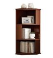 Flexible Bookcases Bookshelf Triangle Corner Standing Bookcase 3/4/5 Tiers Book Rack for Bedroom and Living Room Bookshelves Perfect Furniture your Home & Office (Brown). 