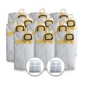36Pcs Efficiency Dust Bag Replace for Vorwerk VK140 VK150 FP-140 Vacuum Cleaner.