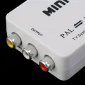PAL NTSC To NTSC PAL TV Video System Converter Switcher Adapter Male-Female. 