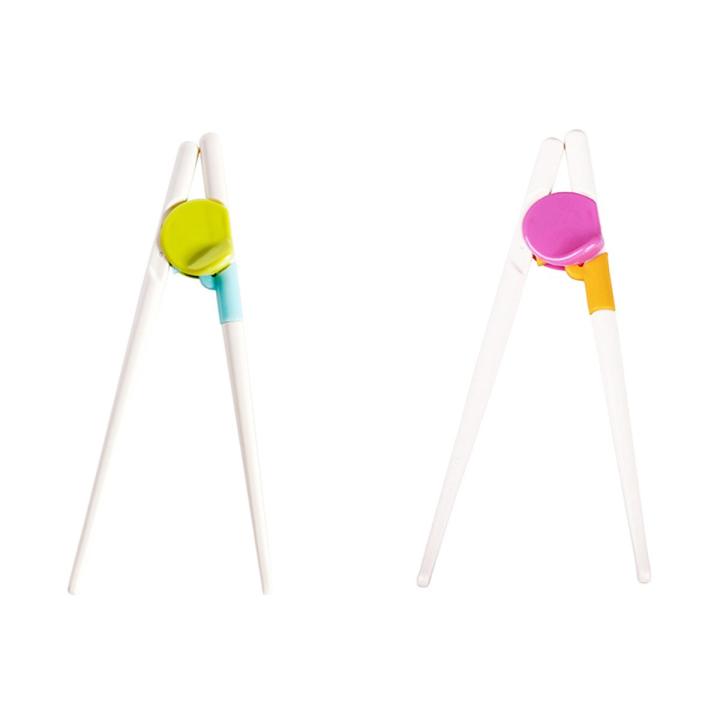 1 Pair Children Kids Beginner Chopsticks Training Helper Learning Easy Use HOT