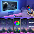 RGB 5050 Led Strip Light Bluetooth App Control 5V USB Led Tape Flexible Ribbon Diode Tape for TV Backlight Room Decoration.